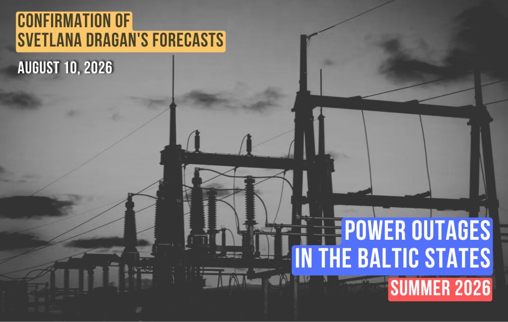 Power outages in the Baltic countries. Summer 2026