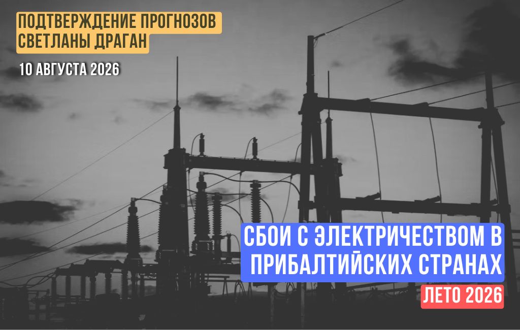 Сбои с электричеством в прибалтийских странах. Лето 2026
