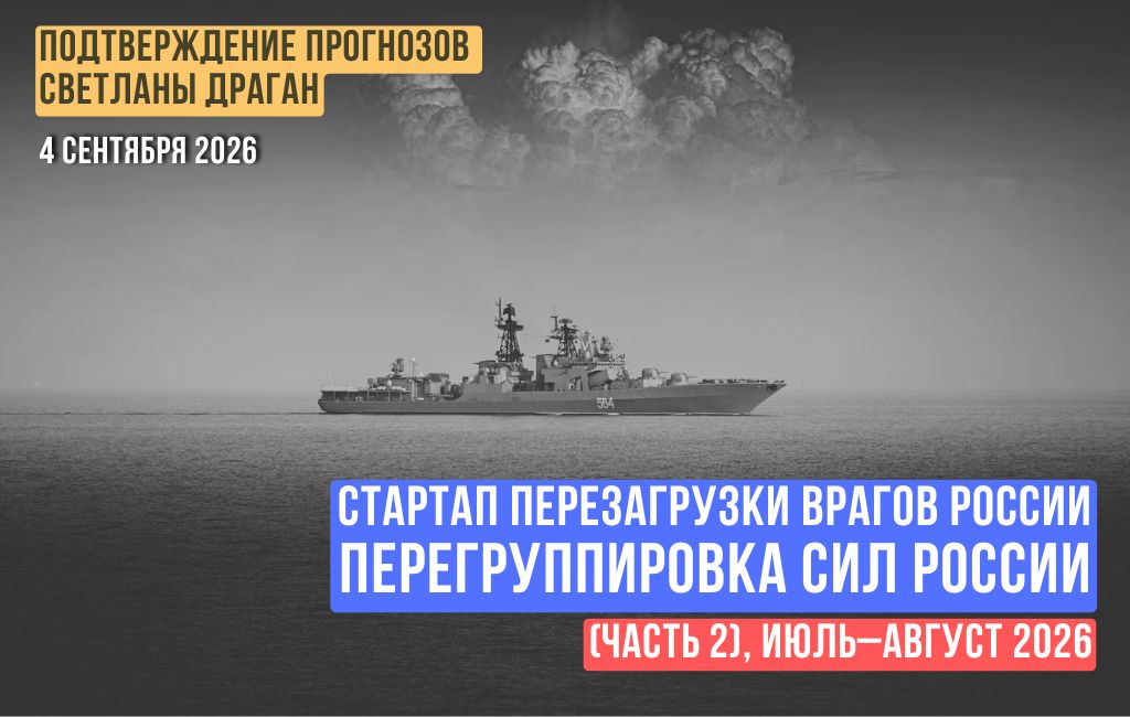 Стартап перезагрузки врагов России. Перегруппировка сил России. Июль–август 2026 (часть 2)