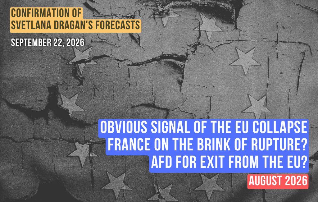 Sinal claro da desintegração da União Europeia. Está a França à beira de uma divisão? A AfD é a favor de sair da UE?