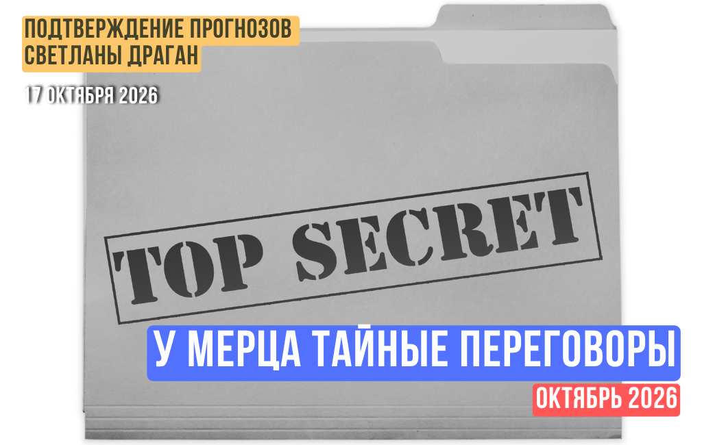 У Мерца тайные переговоры. Первые дни октября 2026 года