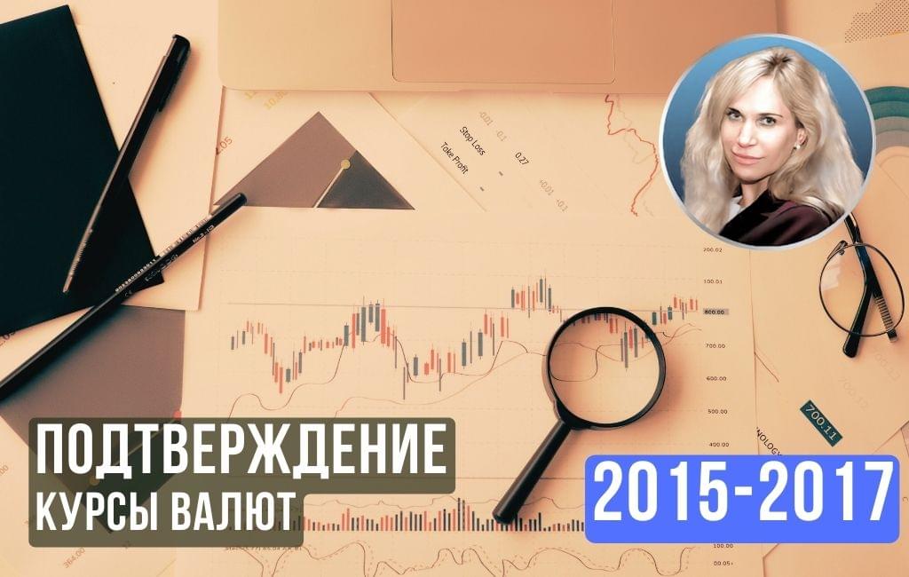 Confirmation of exchange rate forecasts in 2015-2017