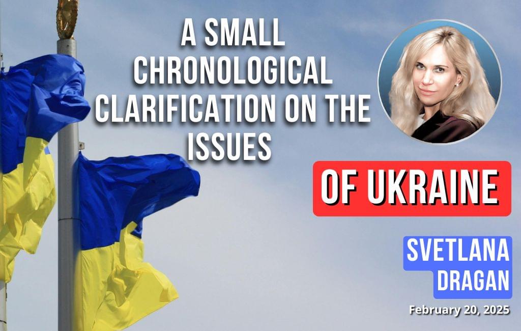 A small chronological clarification on the issues of Ukraine