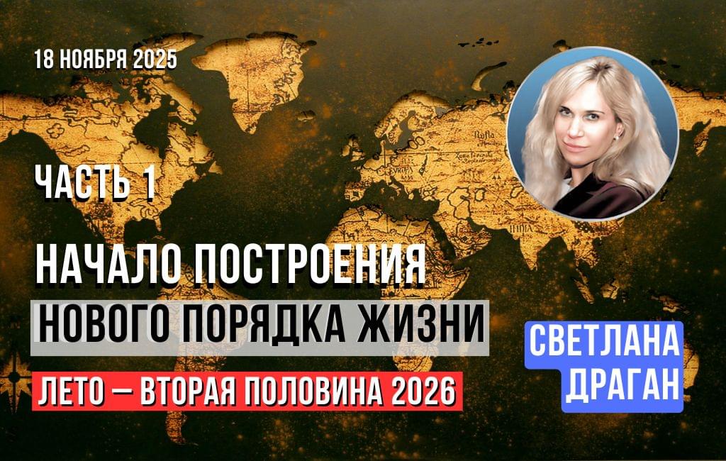 Начало построения нового порядка жизни. Лето – вторая половина 2026. Часть 1